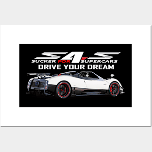 Pagani Zonda Supercar Products Posters and Art